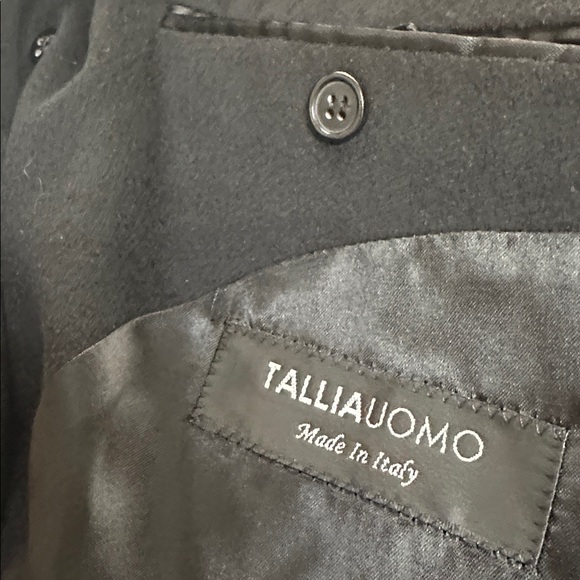 Appears New Tallia Uomo Wool Trench Coat 40R - Picture 4 of 7